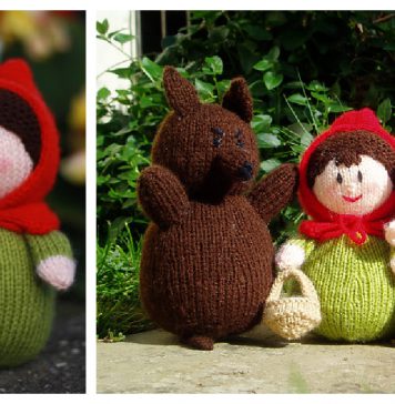 Little Red Riding Hood Doll Free Knitting Pattern