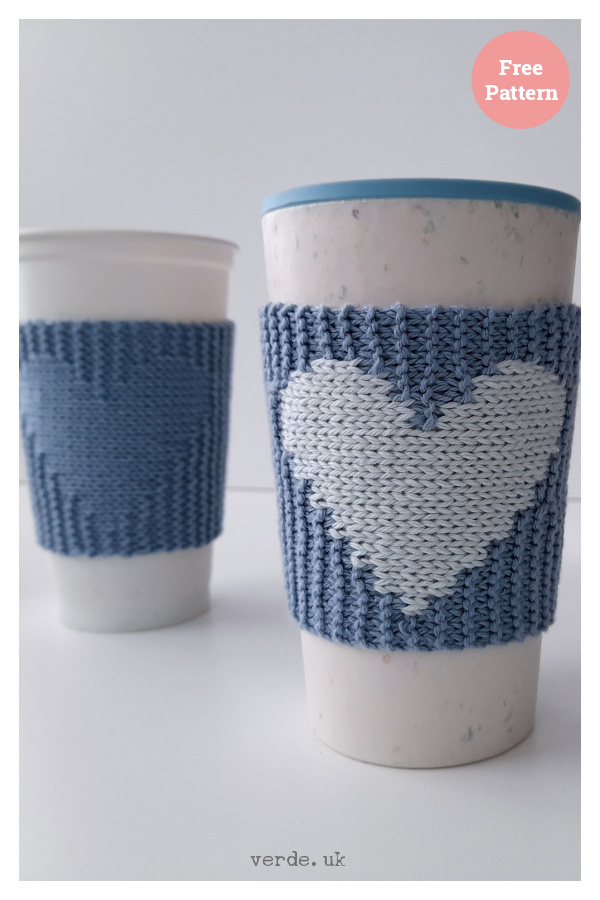 Love Mug Cosy Free Knitting Pattern