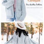 Moonbow Slouchy Cardigan Free Knitting Pattern