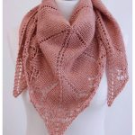 My First Lace Triangular Shawl Free Knitting Pattern