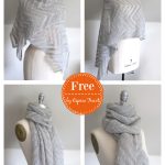 Chevron Cloud Lace Wrap Free Knitting Pattern