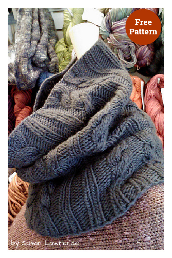 City Creek Cowl Free Knitting Pattern
