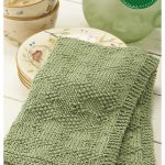 Diamond Dish Towel Free Knitting Pattern