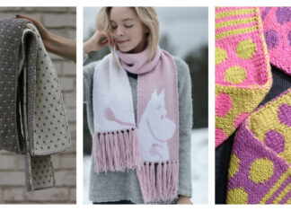 10+ Double Knit Scarf Free Knitting Patterns