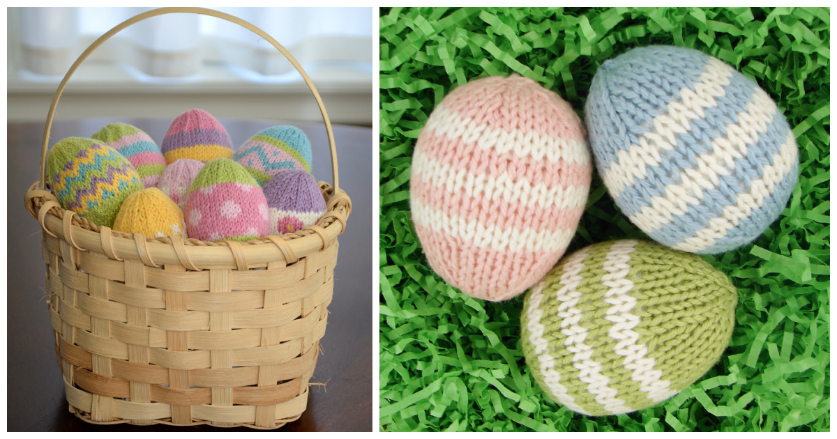 6 Easter Egg Free Knitting Pattern