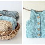 Easy Baby Vest Free Knitting Pattern