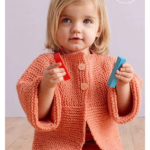 Fresh Melon Sideways Cardigan Free Knitting Pattern