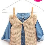 Girly Baby Vest Free Knitting Pattern