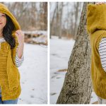 Hooded Vest Knitting Patterns