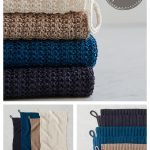 No-Purl Rib Hand Towel Free Knitting Pattern