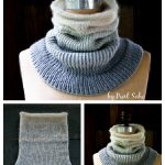 Ombre Cowl Free Knitting Pattern