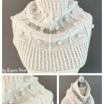 Onding Simple Funnel Cowl Free Knitting Pattern