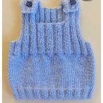 Ribbed Baby Vest Top Free Knitting Pattern