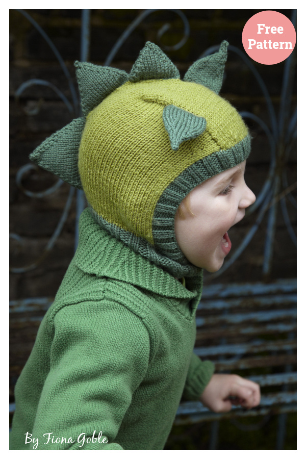 Scorch The Dragon Hat Free Knitting Pattern