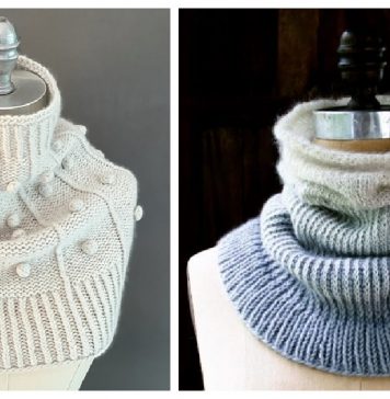 5 Simple Funnel Cowl Free Knitting Pattern Simple Funnel Cowl Free Knitting Pattern