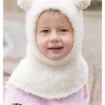 Snow Bear Balaclava Free Knitting Pattern