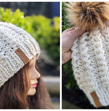 Spikelet Bulky Hat Free Knitting Pattern