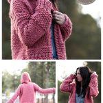 Tierra Stitchy Hoodie Cardigan Free Knitting Pattern