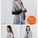 Winding Cable Wrap Free Knitting Pattern