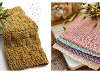10+ Easy Dishcloths Knitting Patterns