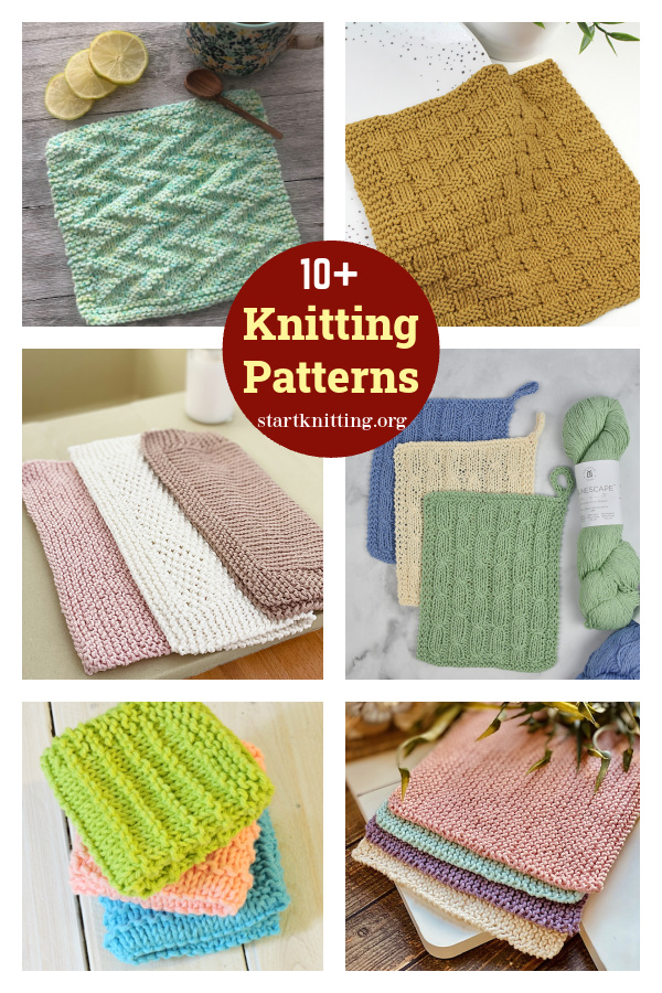 10+ Easy Dishcloths Knitting Patterns - Page 2 of 3