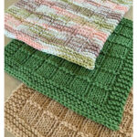 Bars and Stripes Dishcloth Free Knitting Pattern and Video Tutorial