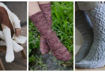Cable Socks Free Knitting Patterns