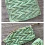 Double Dutch Easy Dishcloth Knitting Pattern