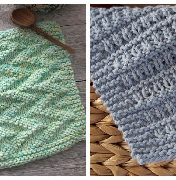Easy Dishcloths Free Knitting Pattern