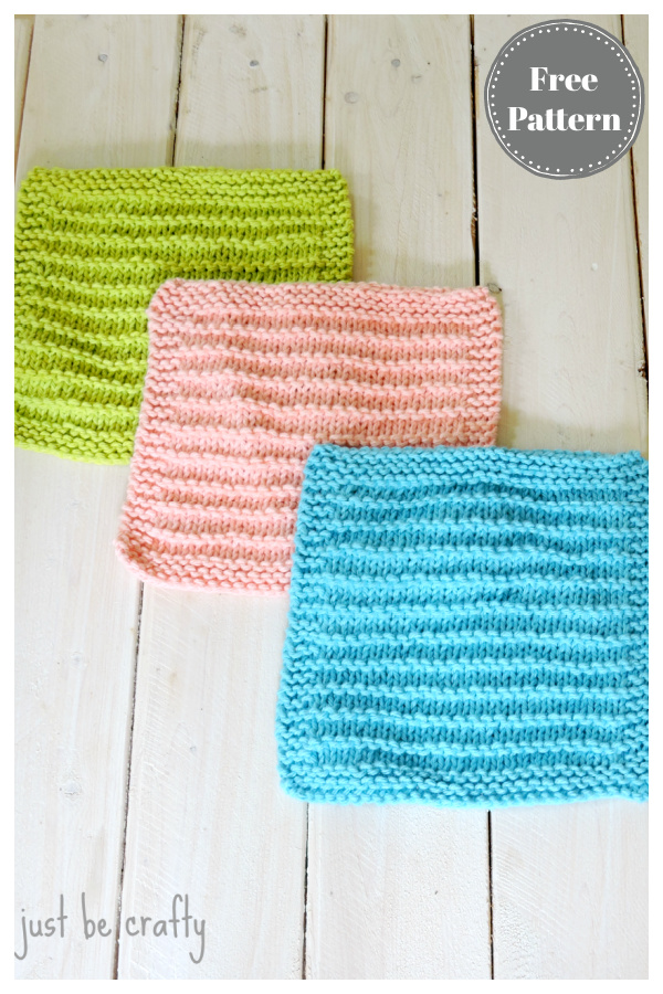 Farmhouse Kitchen Dishcloths Free Knitting Pattern