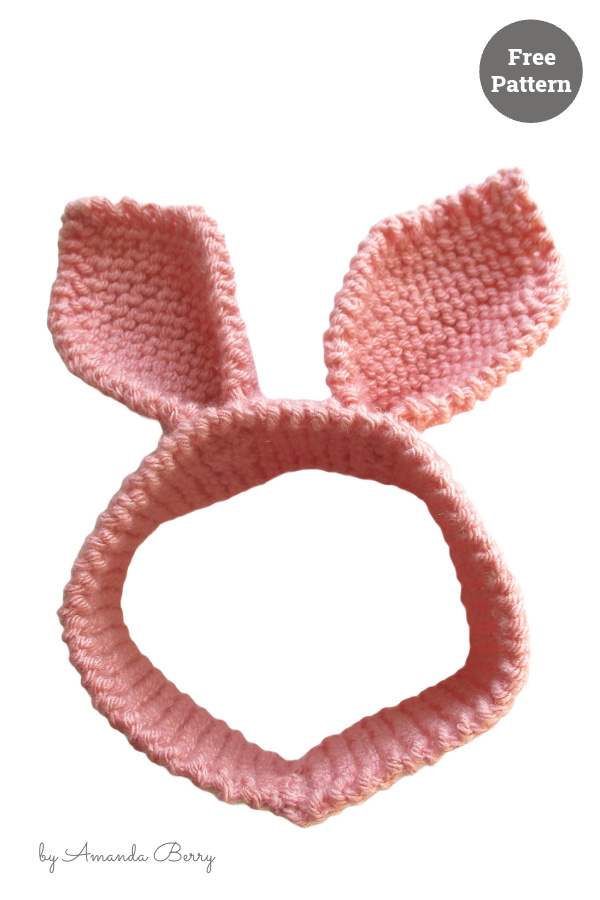 Bunny Ears Headband Free Knitting Pattern