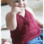 Katja Baby Halter Top Free Knitting Pattern