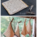Rustic Cottage Dishcloth Collection Free Knitting Pattern