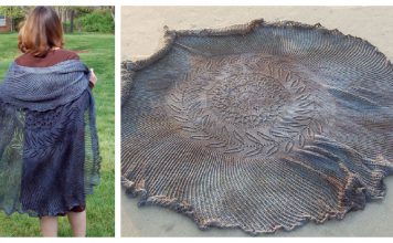 Shipwreck Circular Shawl Free Knitting Pattern