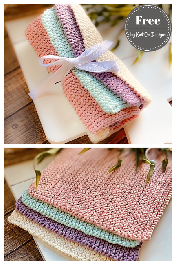 Simple Dishcloth Free Knitting Pattern