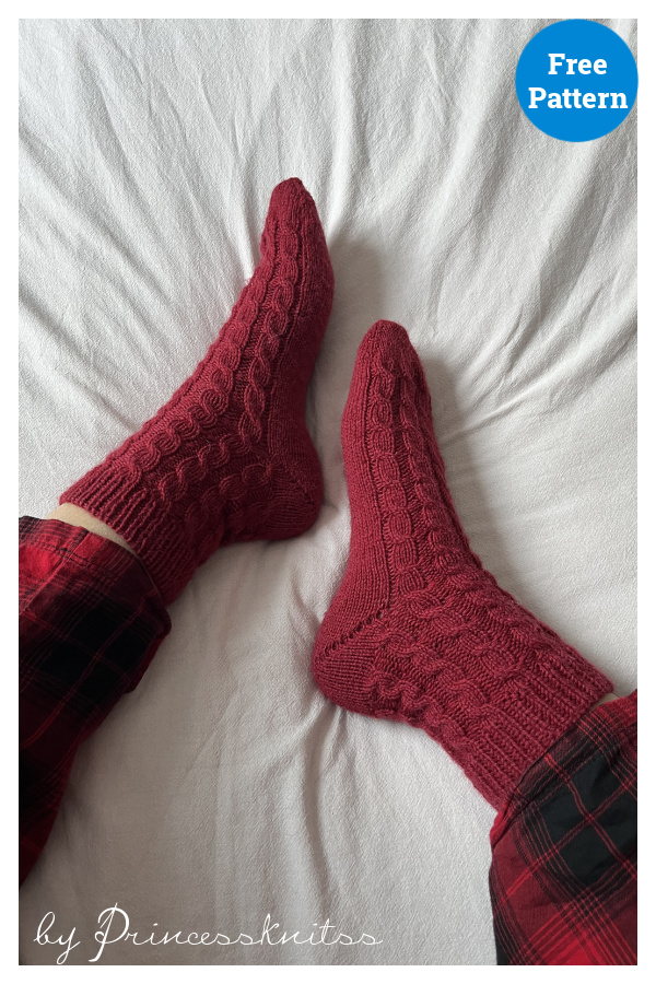 Smällkaramell Socks Free Knitting Pattern