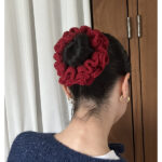 The April Scrunchie Free Knitting Pattern