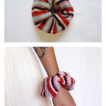 The Fiesta Scrunchie Free Knitting Pattern
