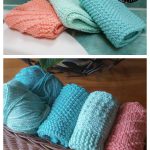 Three Easy Dishcloths Free Knitting Pattern