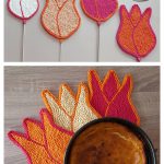 Tulip Potholder Free Knitting Pattern