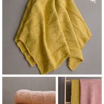 Woodcut Blanket Free Knitting Pattern