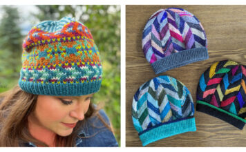 10+ Scrap Buster Hat Knitting Patterns