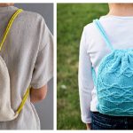 Drawstring Backpack Knitting Patterns