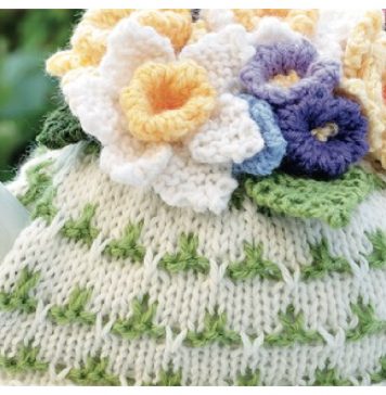 Flower Tea Cosy Free Knitting Pattern