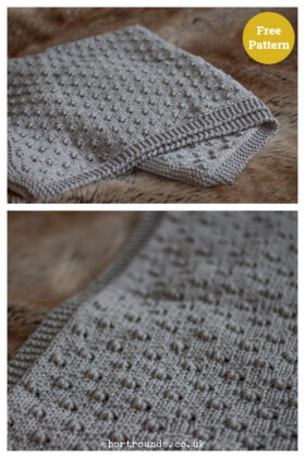 Knot Stitch Baby Blanket Free Knitting Pattern
