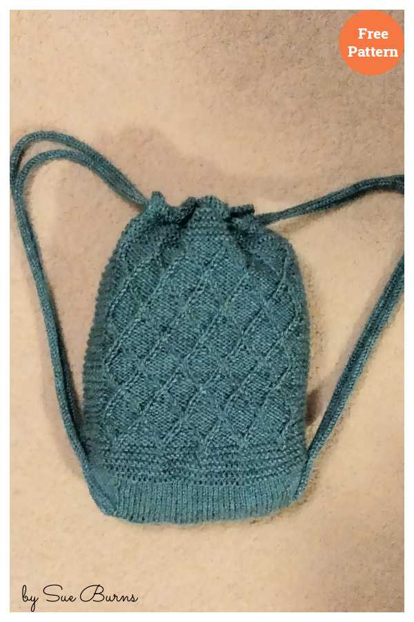 Quinn's Backpack Free Knitting Pattern