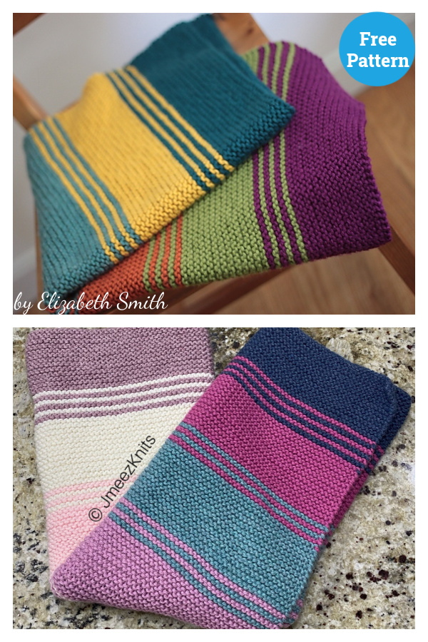Simply Stripes Baby Blanket Free Knitting Pattern