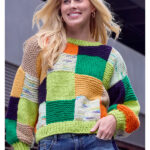 Technicolor Kitsch Pullover Free Knitting Pattern