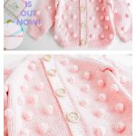 Baby Popcorn Cardigan Knitting Pattern