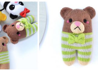 Cute Bear Free Knitting Pattern